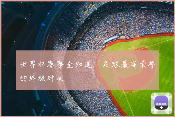 世界杯赛事全知道：足球最高荣誉的终极对决