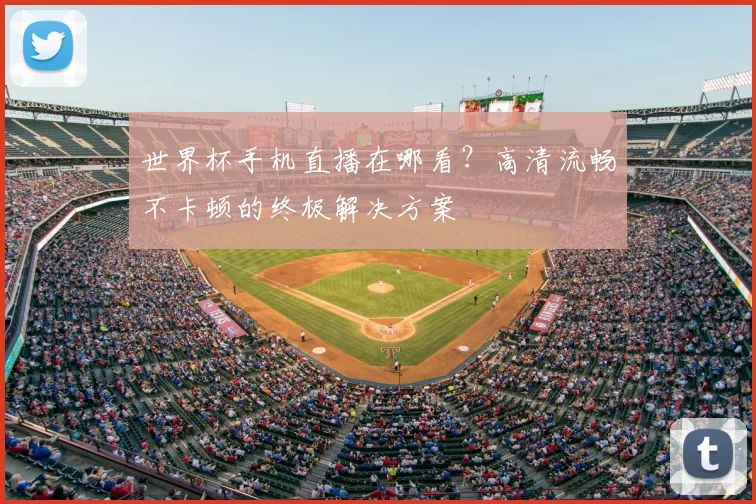 世界杯手机直播在哪看？高清流畅不卡顿的终极解决方案
